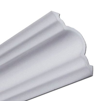 Rodateto Isopor D100 105X105x2000mm Branco- 2mts