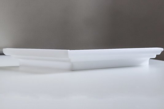 Rodateto isopor F50 40x45x2000mm Branco-Conj.2 barras