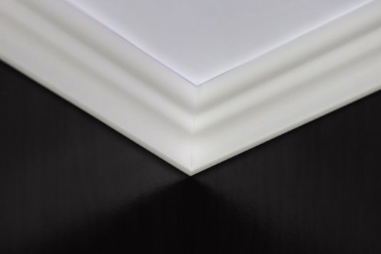Rodateto isopor F50 40x45x2000mm Branco-Conj.2 barras