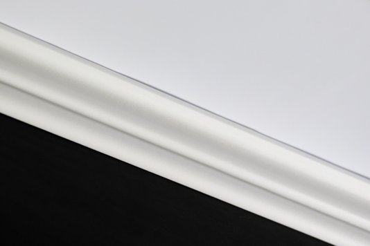 Rodateto isopor F50 40x45x2000mm Branco-Conj.2 barras