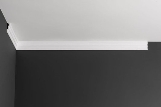 Rodateto Isopor R90N 25x90x2000mm Branco- 2mts