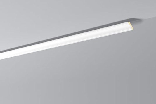 Rodateto Sanca Poliestireno Z1250 35x35x2000mm Branco Gart-2m