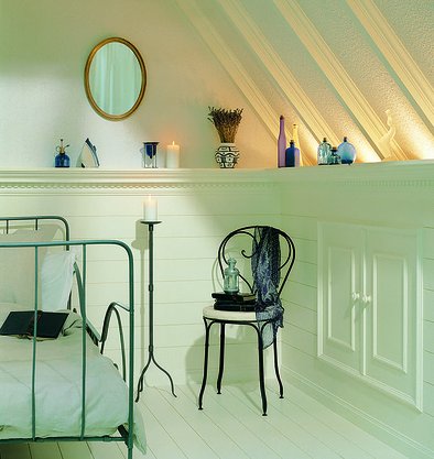 Rodateto Sanca Poliestireno Z2 85x85x2000mm Branco Gart-2m