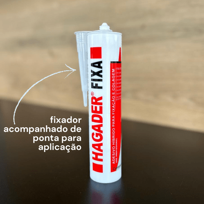 Tubo de Fixa espelho Hagader Branco 400G