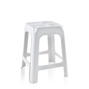 Banqueta Plástica Branca