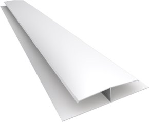 Emenda rígida PVC 63x6000x1mm Branco-  barra c/ 6mts