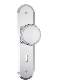 Fechadura 1801/08 Espelho Bola Fixa Inox Stam