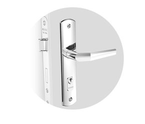 Fechadura Externa Pop Line E10 4mm Cromada Soprano