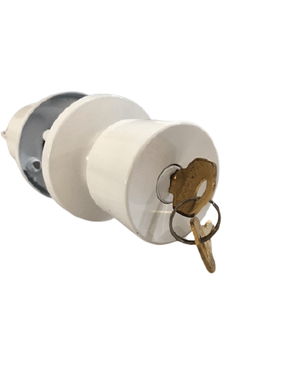 Fechadura Tubular Lockwell 90mm Branca