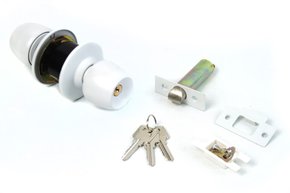 Fechadura Tubular Premium Múltipla 90mm Branca