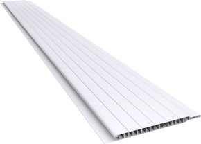 Forro PVC Frisado 100x6000x7mm Branco Plasbil - M2