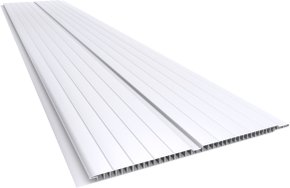 Forro PVC Gêmini Frisado 200x6000x7mm Branco Plasbil-M2