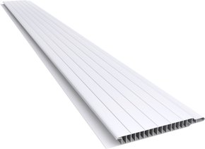 Forro PVC Nobre Frisado 100x3000x10mm Branco Plasbil-M2