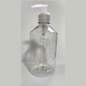Frasco transparente com bico de pato de 500ml- unidade