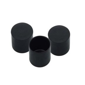 Kit de 5 Ponteiras para Cadeira de 4 pés 3/4 Preto