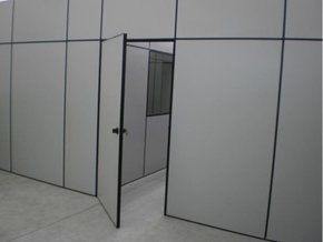 Kit Porta Eucatex 820x2110x35mm cor Cristal c/ Preto