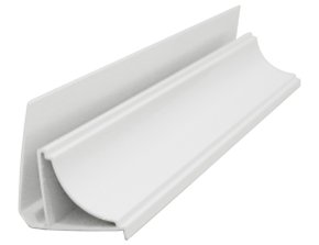 Rodaforro Meia Cana PVC 23X35X6000mm Branco- Valor barra com 6mts