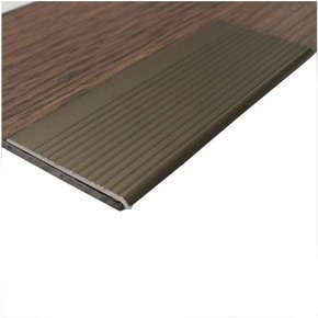 Perfil Passadeira B-200 de alumínio 30x3000mm Champanhe- Barra com 3mts