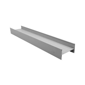 Perfil divisória travessa NTR 35x0,4mm- Cinza