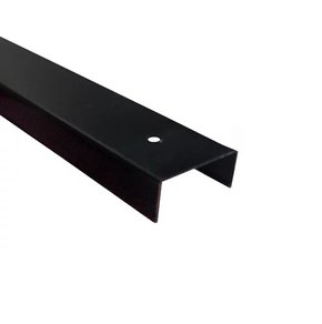 Perfil Calha para divisória N19 35x0,43mm- Preto