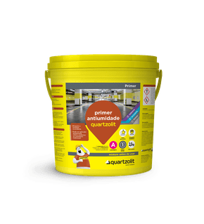 Primer Anti-Umidade RU Base p/pisos Quartzolit Balde com 2,5kg