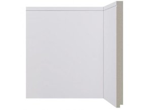 Rodapé Santa Luzia de Poliestireno Inova 520 250X16mm Branco-2,40mts