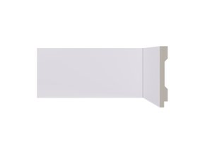 Rodapé Santa Luzia de Poliestireno LEV101 100x13 mm Branco-2,40mts