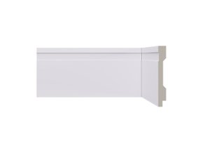Rodapé Santa Luzia de Poliestireno LEV102 100x13mm Branco-2,40mts