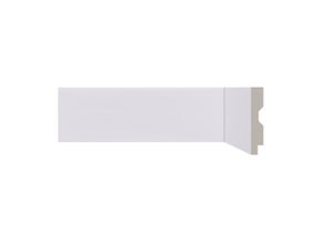 Rodapé Santa Luzia de Poliestireno LEV71 70x13mm Branco-2,40mts