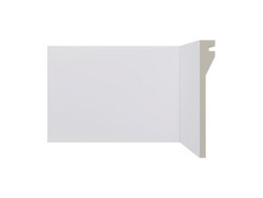 Rodapé Santa Luzia Poliestireno Reforma 583 150x20mm Branco-2,40m