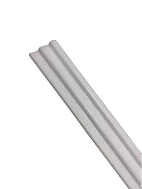 Rodateto isopor R30 15x28x2000mm Branco-Conj.2 barras