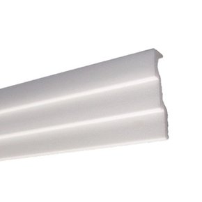 Rodateto Isopor R90N 25x90x2000mm Branco- 2mts