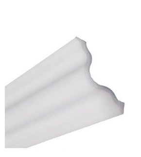 Rodateto Isopor D100 105X105x2000mm Branco- 2mts