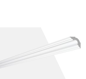 Rodateto Poliestireno A3 30x30x2000mm Branco Gart-2m