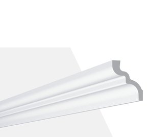 Rodateto Poliestireno C 65x80x2000mm Branco Gart-2m