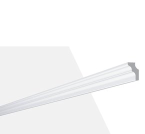 Rodateto Poliestireno E 25X20x2000mm Branco Gart-2m