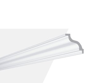 Rodateto Poliestireno K 70X70x2000mm Branco Gart- 2m