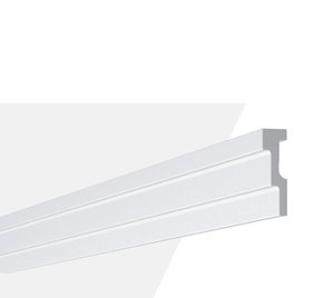 Rodateto Poliestireno M2 60x20x2000mm Branco Gart- 2m