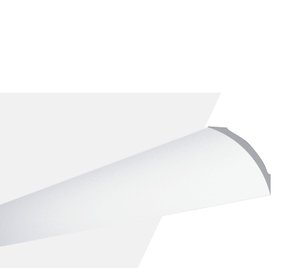 Rodateto Poliestireno NE3 82X82x2000mm Branco Gart- 2m