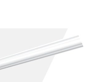 Rodateto Poliestireno O 40x20x2000mm Branco Gart- 2m