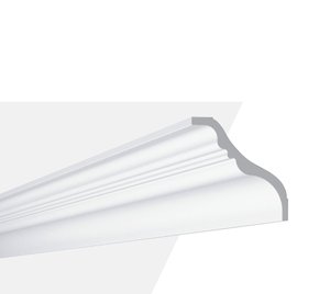 Rodateto Poliestireno TI 140X140x2000mm Branco Gart-2m