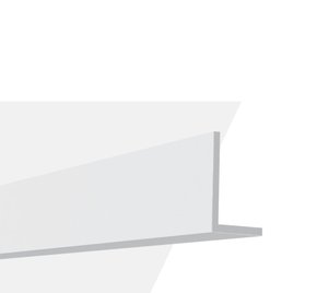 Rodateto Sanca Poliestireno C1 55x90x2000mm Branco Gart-2m