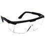 Óculos de Proteção Incolor com Reg. e Contorno Preto