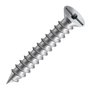 Parafuso 3.5x25mm Zincado Cabeça Chata Ponta Agulha-1000un