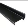 Perfil divisória batente de porta N21AV 35x2128x0,50mm-Preto