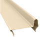 Perfil divisória batente superior de porta N21AH 35x832x0,50mm-Areia Pérola