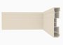 Rodapé de PVC Nobre 70x15mm Creme- Barra com 2,40m