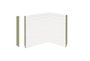 Rodapé MDF Premium 19cm Branco Dois Frisos Peq-2,40mts