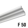 Rodateto isopor F50 40x45x2000mm Branco-Conj.2 barras